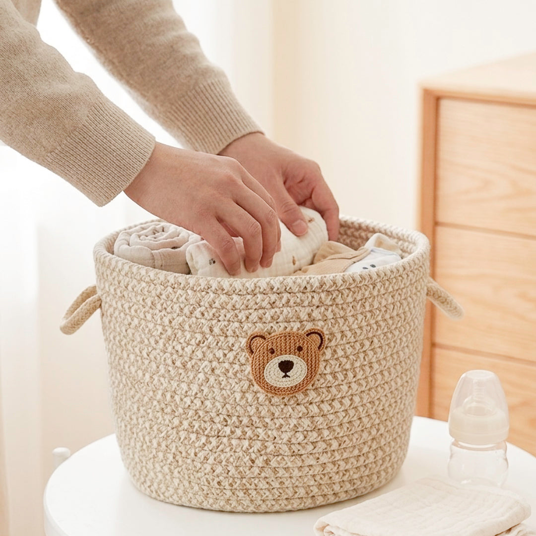 Woven Storage Basket (2 PCS)