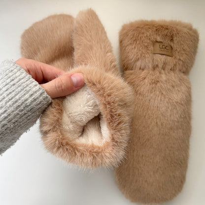 Nordic Plush Mittens
