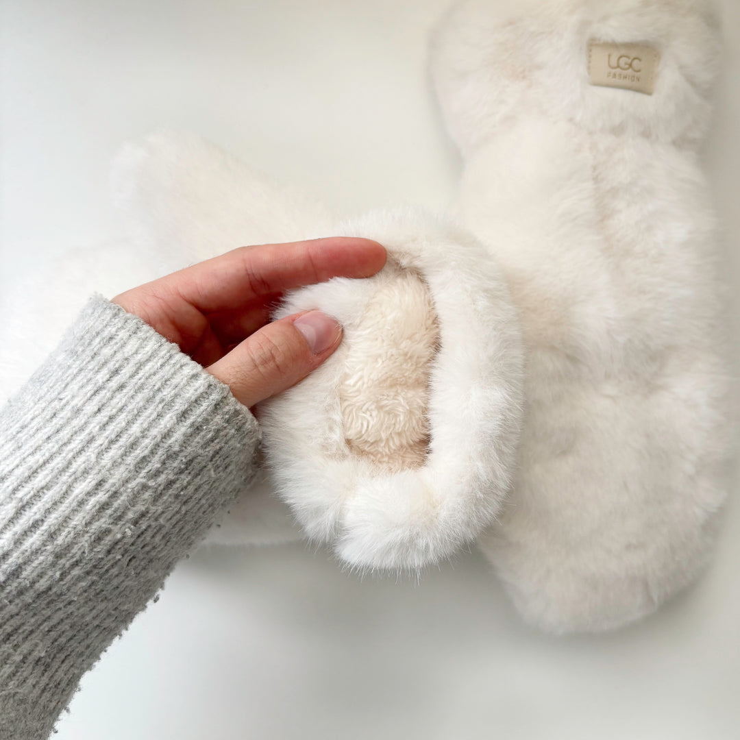 Nordic Plush Mittens