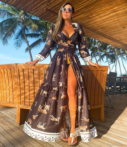 Crochet Kaftan Tunic Summer Beach Cover Up