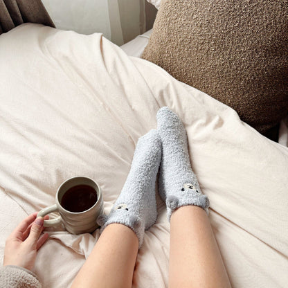 Teddy Bear Fuzzy Socks Pack