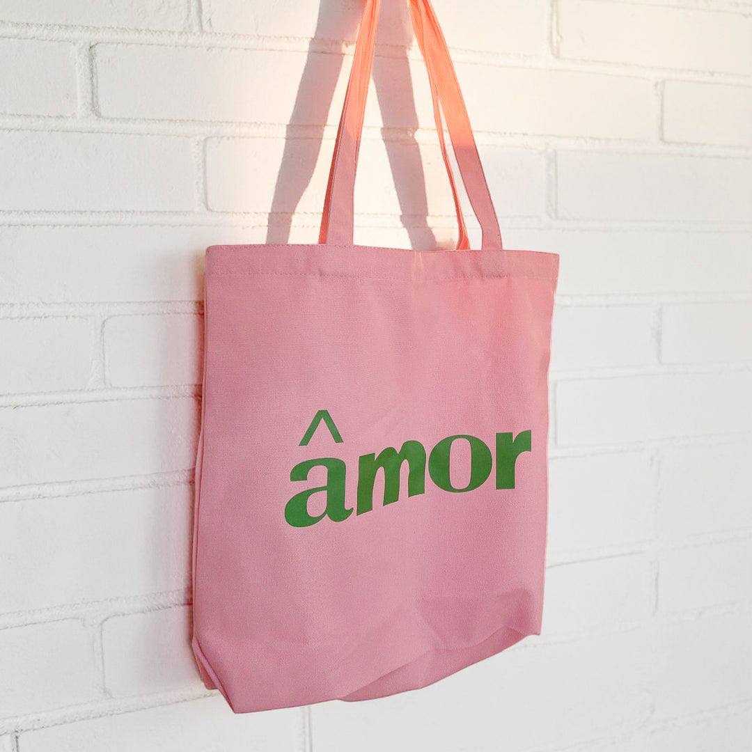 Amor Canvas Tote Bag