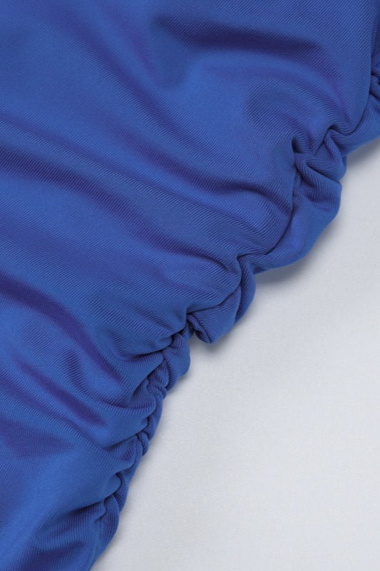 V-Neck Halter Backless Dress