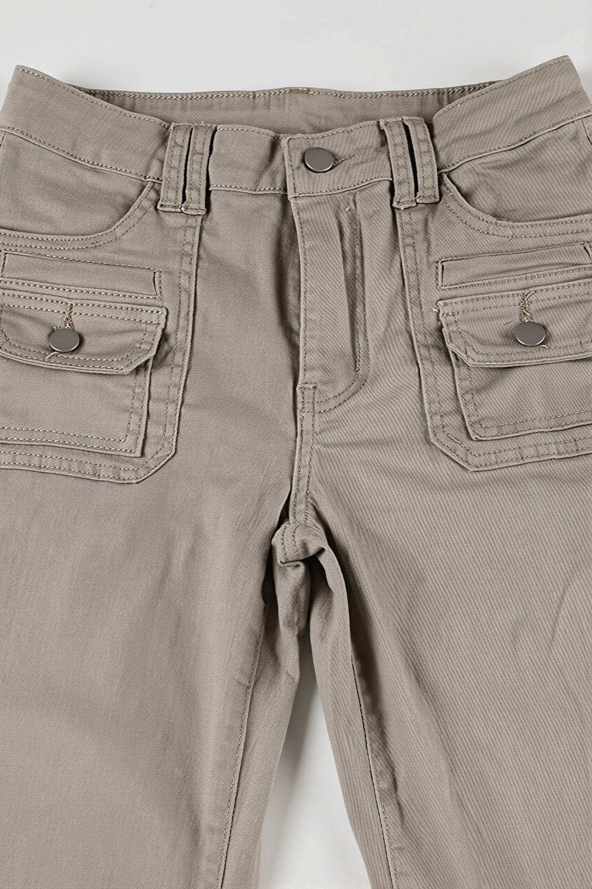 Pocket Micro Flare Cargo Jeans