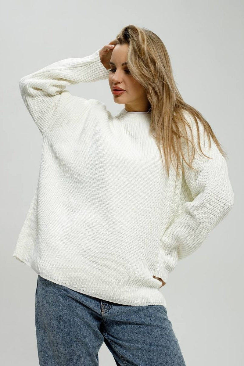 Loose Fit Pullover Knit Sweater