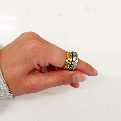 Floral Spinner Ring