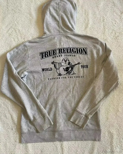 Dark Cross Graphic Pullover Hoodie