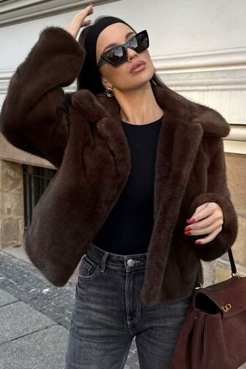 Soft Plush Long Sleeve Jacket