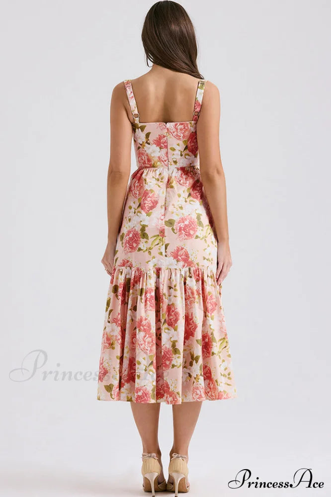 Elia Floral Stylish Midi Sundress