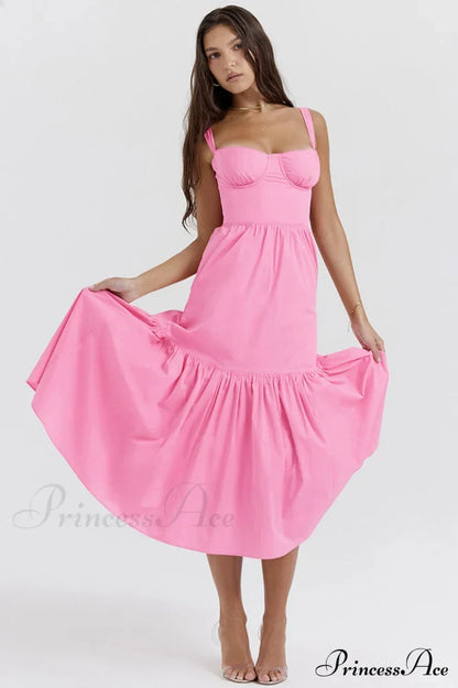 Elia Floral Stylish Midi Sundress