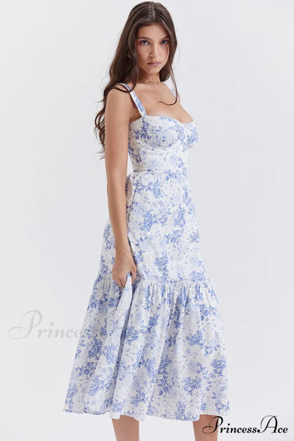 Elia Floral Stylish Midi Sundress