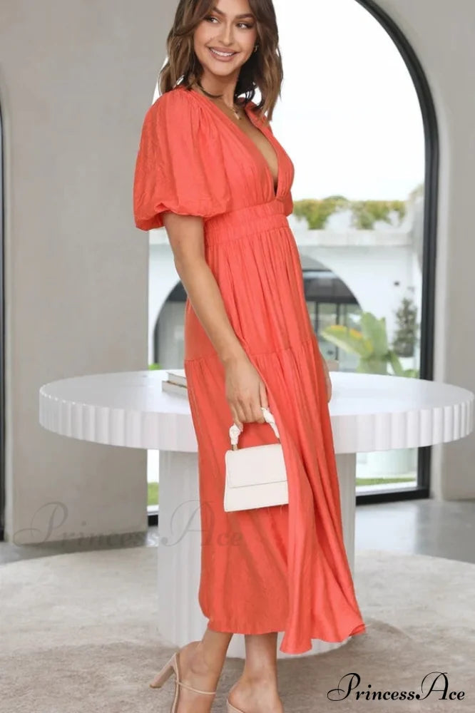 Erin Elegant Midi Dress