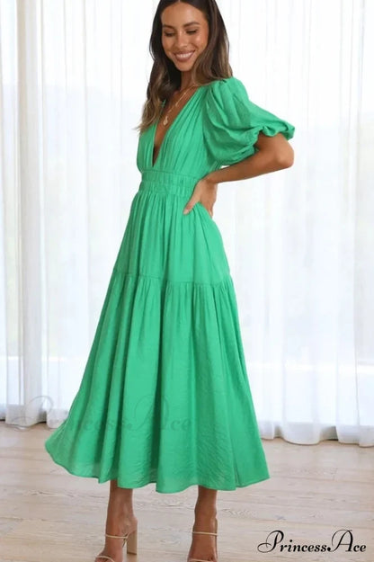 Erin Elegant Midi Dress