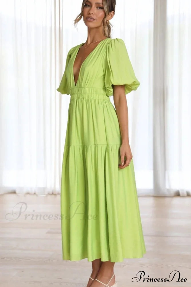 Erin Elegant Midi Dress