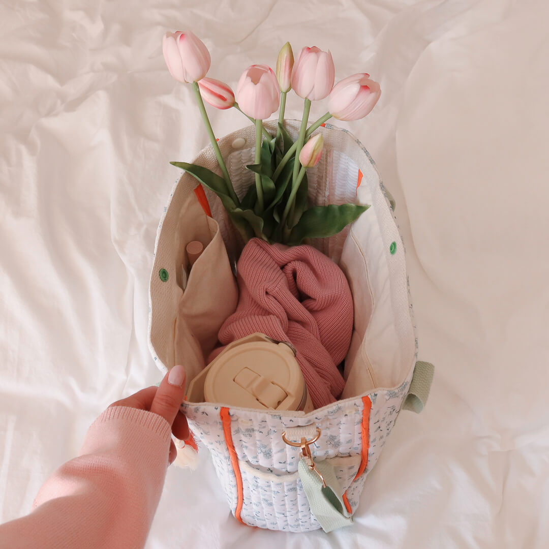 Luna Floral Tote Bag