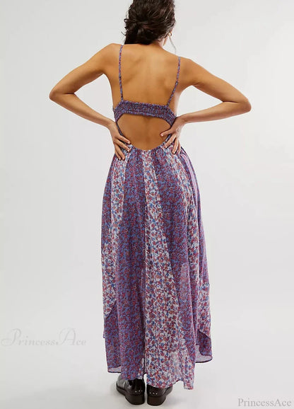 Fine Chiffon Floral Boho Dress