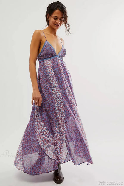 Fine Chiffon Floral Boho Dress