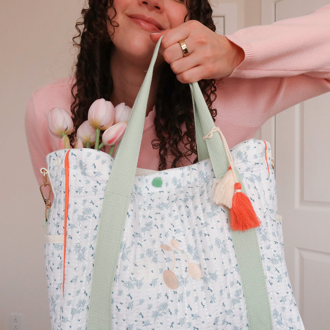 Luna Floral Tote Bag