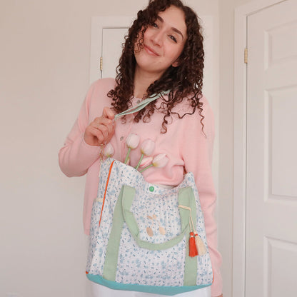 Luna Floral Tote Bag