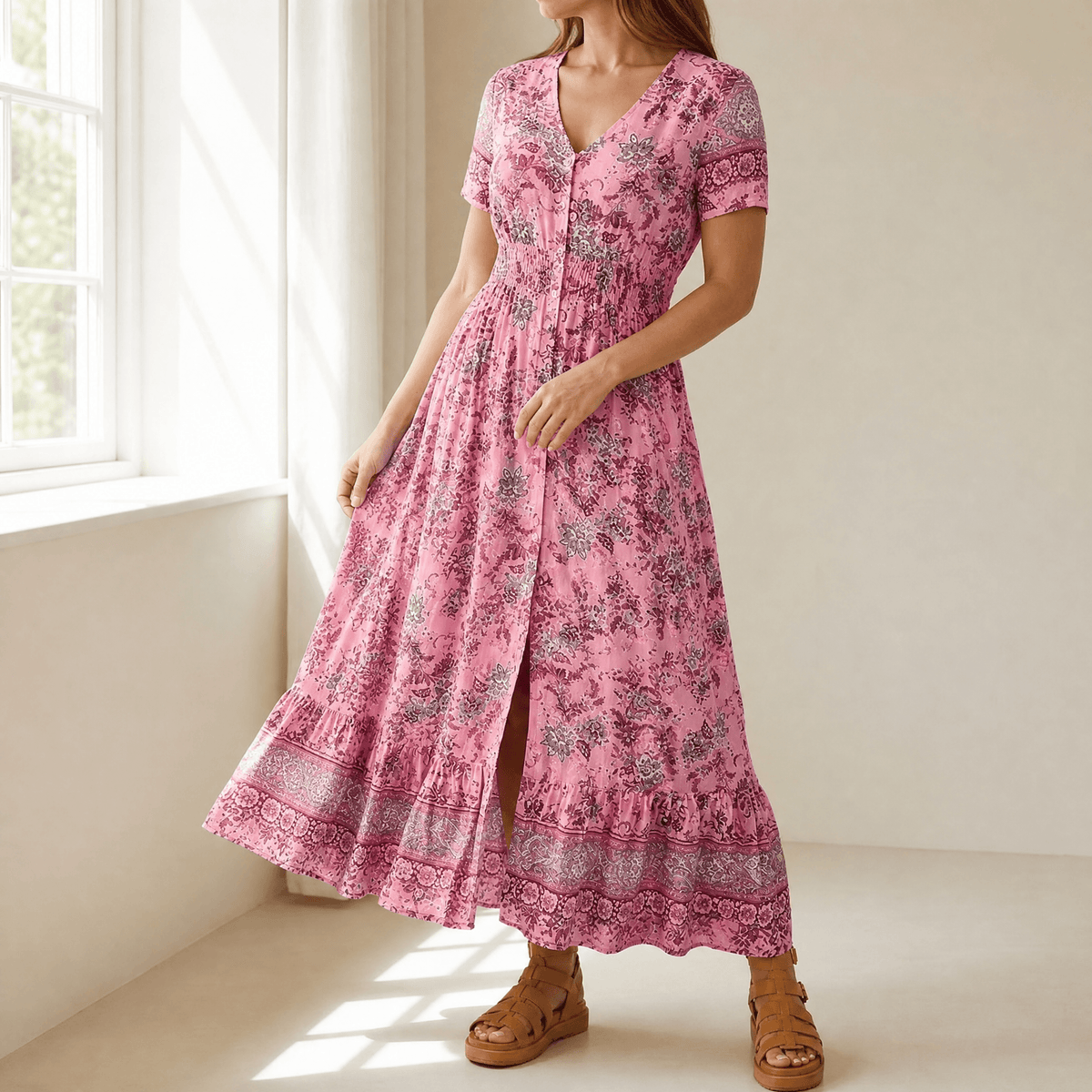 Lightweight Floral Maxi Dress for Every Occasion
