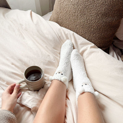 Teddy Bear Fuzzy Socks Pack