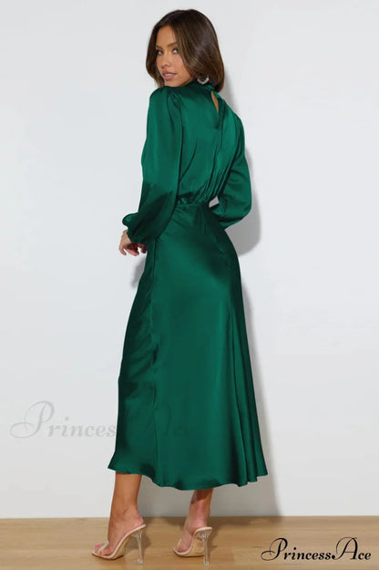 From The Source Charming High Neck Bridal Dress