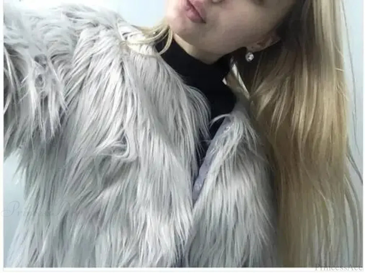 Fuzzy Thick Warm Fluffy Coat