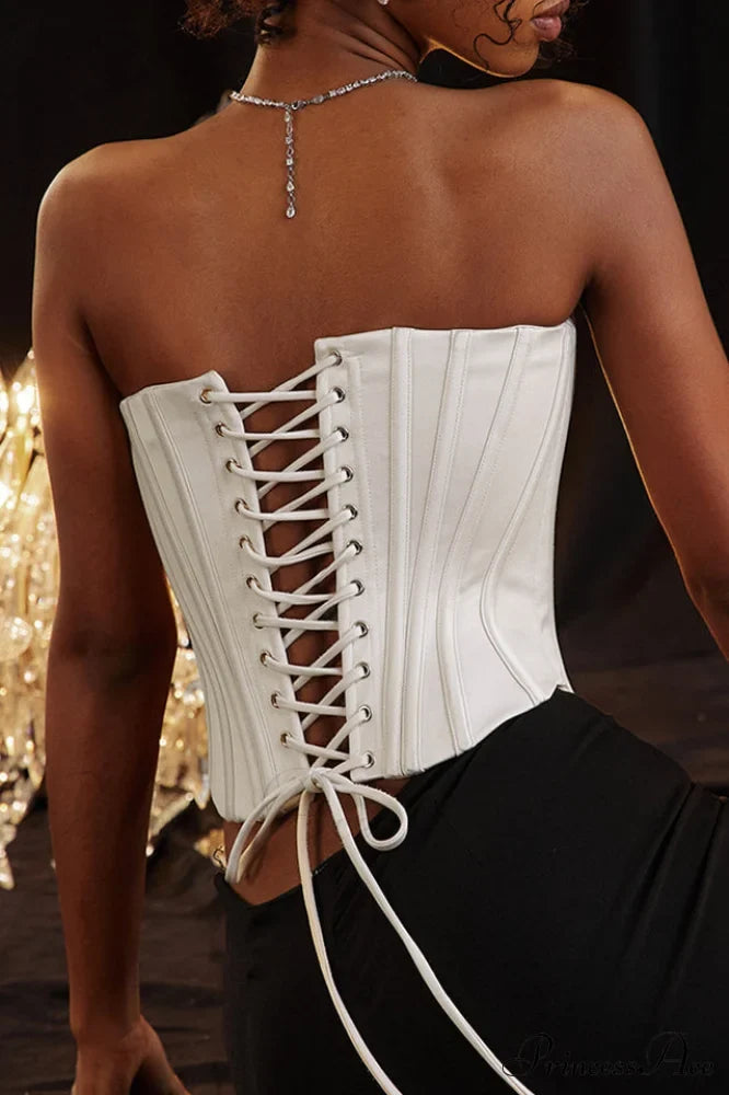 Genevieve Vintage Stylish Cream Strappy Bra