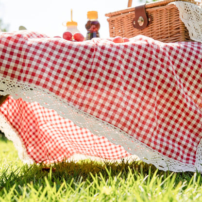 Classic Gingham Picnic Blanket
