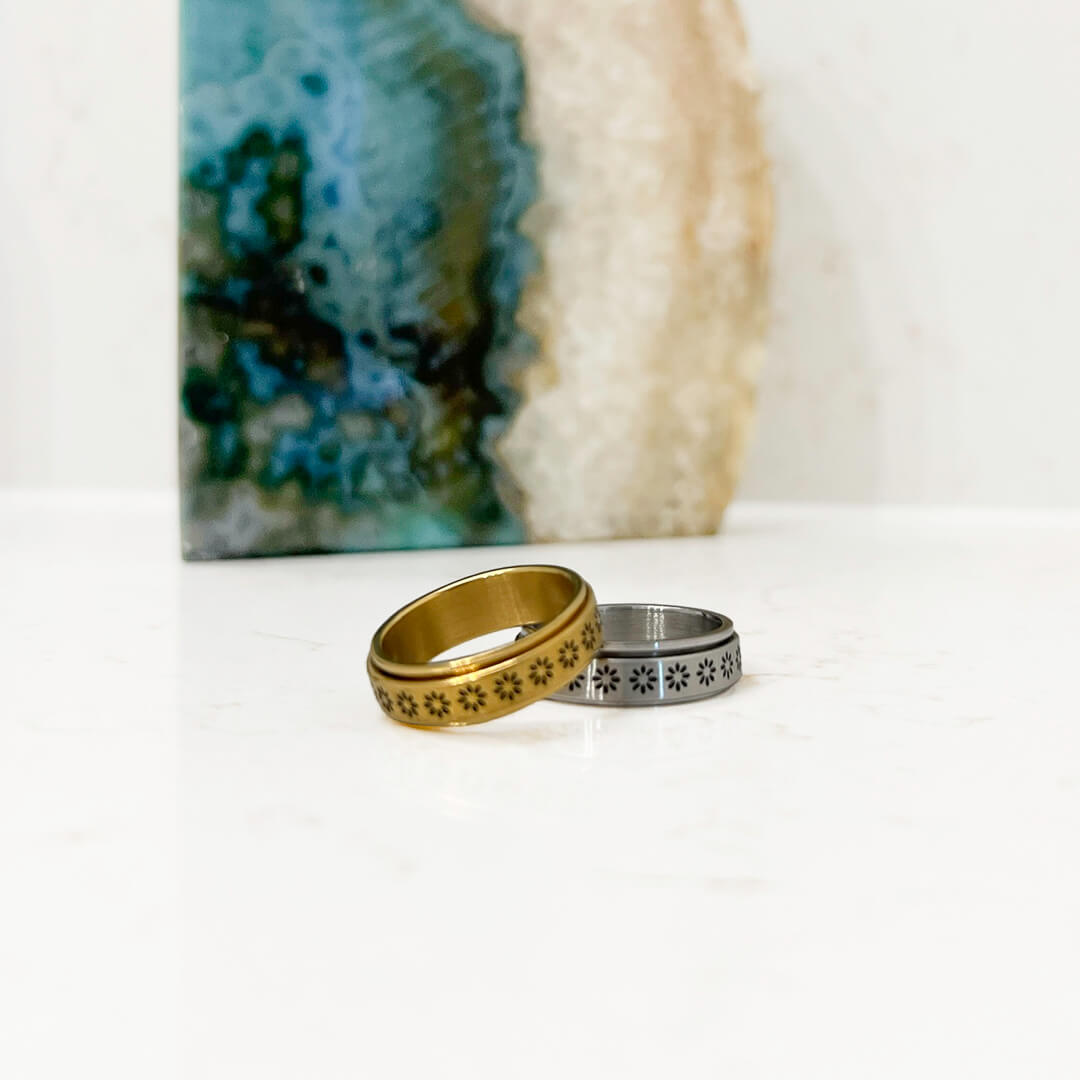 Floral Spinner Ring