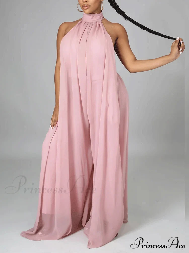 Halter Casual Graceful Maxi Dress