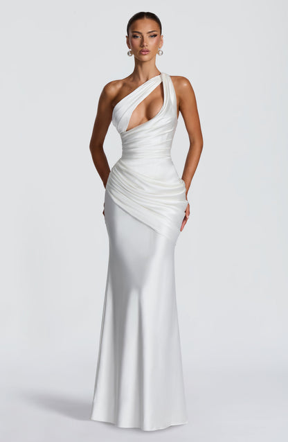 Helena Cutout Plunge Maxi Dress