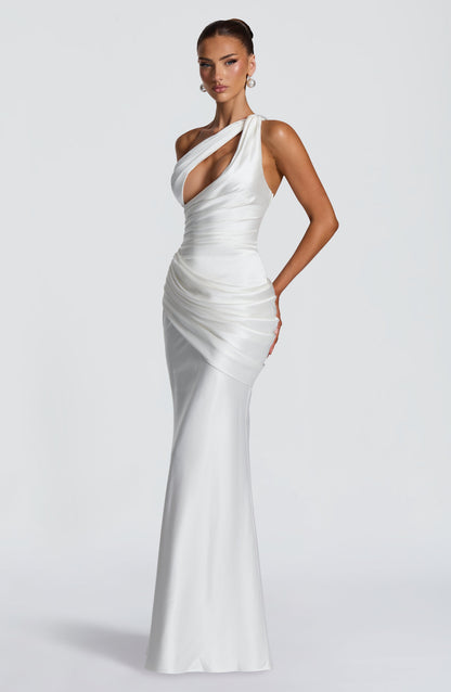 Helena Cutout Plunge Maxi Dress