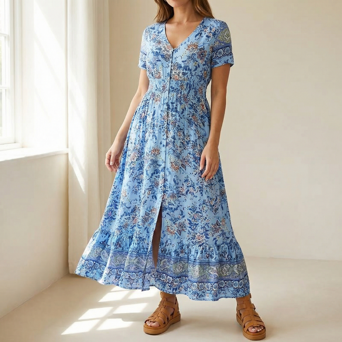 Lightweight Floral Maxi Dress for Every Occasion