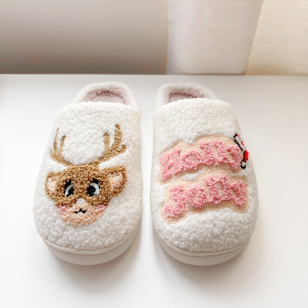 Holly Jolly Christmas Slippers