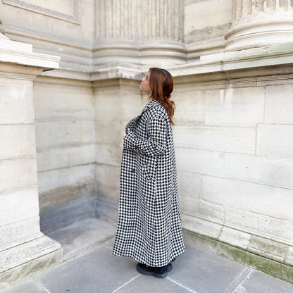 Stella Houndstooth Trench Coat