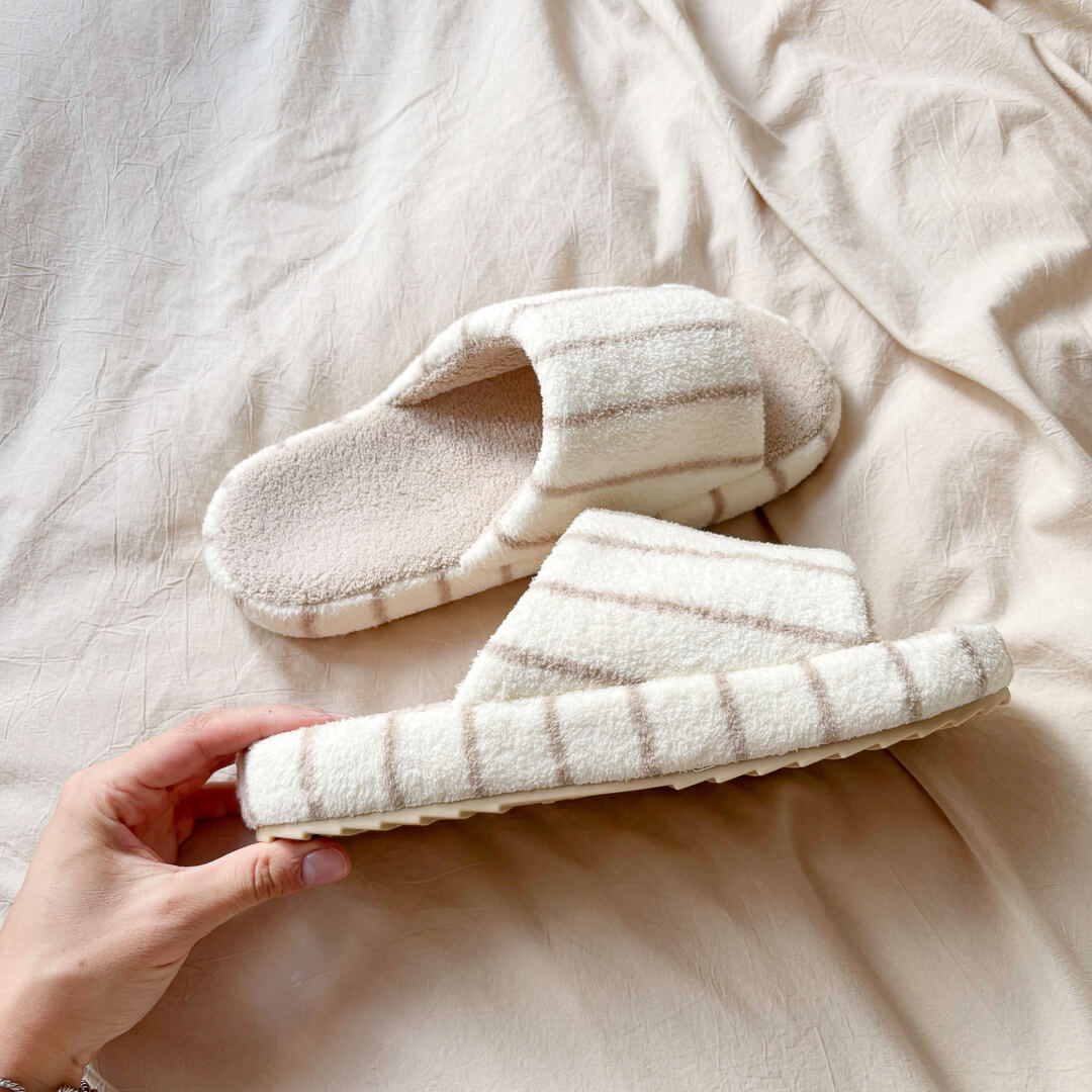 Aria Striped House Slippers