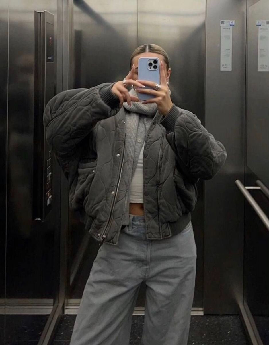 Maimouna Padded Oversize Bomber Jacket