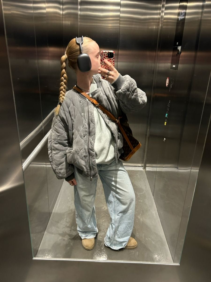 Maimouna Padded Oversize Bomber Jacket