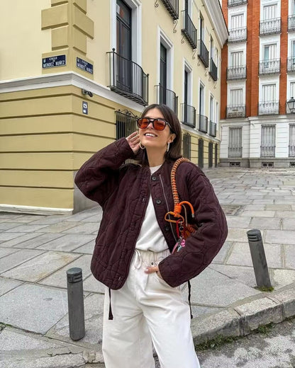 Declan Quilted Drawstring Jacket