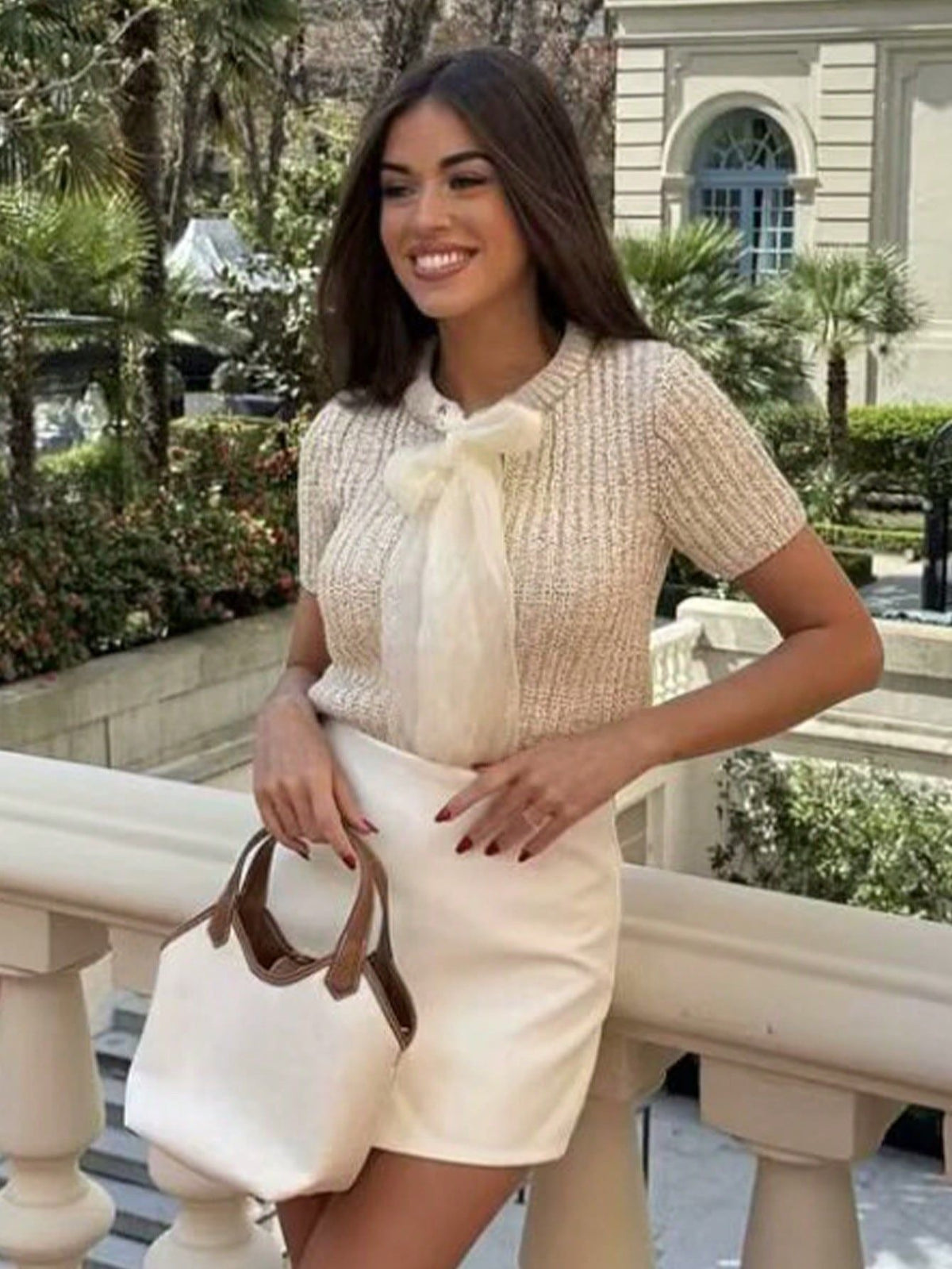 Jazmyne Bow Knit Cardigan