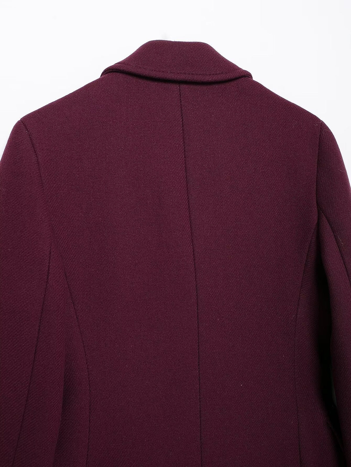 Heavenleigh Wine Red Long Coat