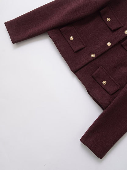 Sunday Bouclé Button Coat