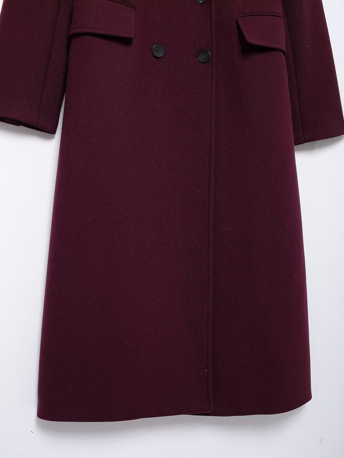 Heavenleigh Wine Red Long Coat