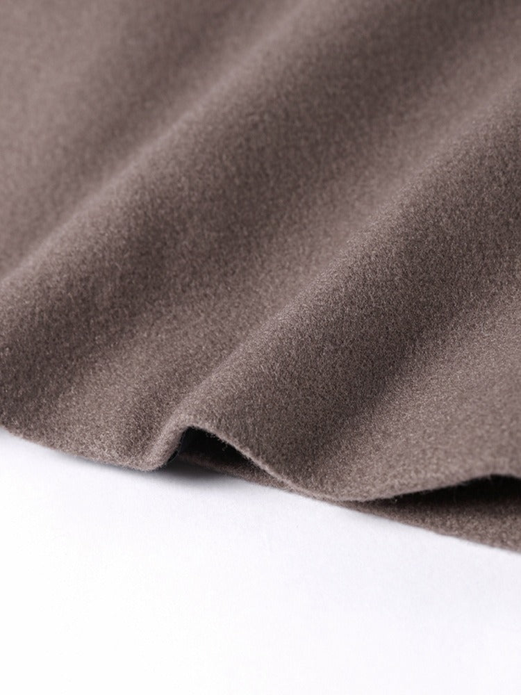 Violette Double-Breasted Long Coat