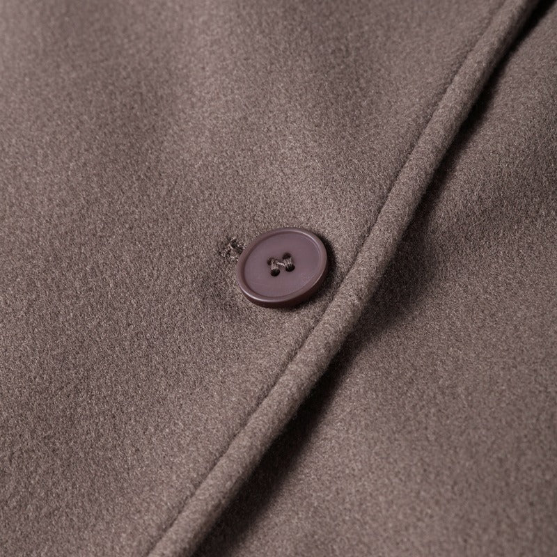 Violette Double-Breasted Long Coat