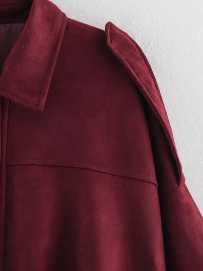 Dena Velvet Bomber Jacket