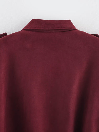 Dena Velvet Bomber Jacket