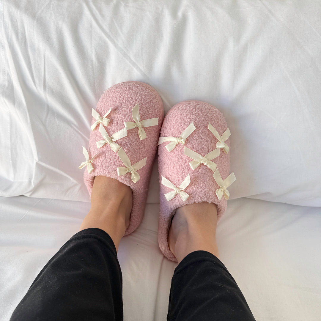 Celeste Bow Slippers