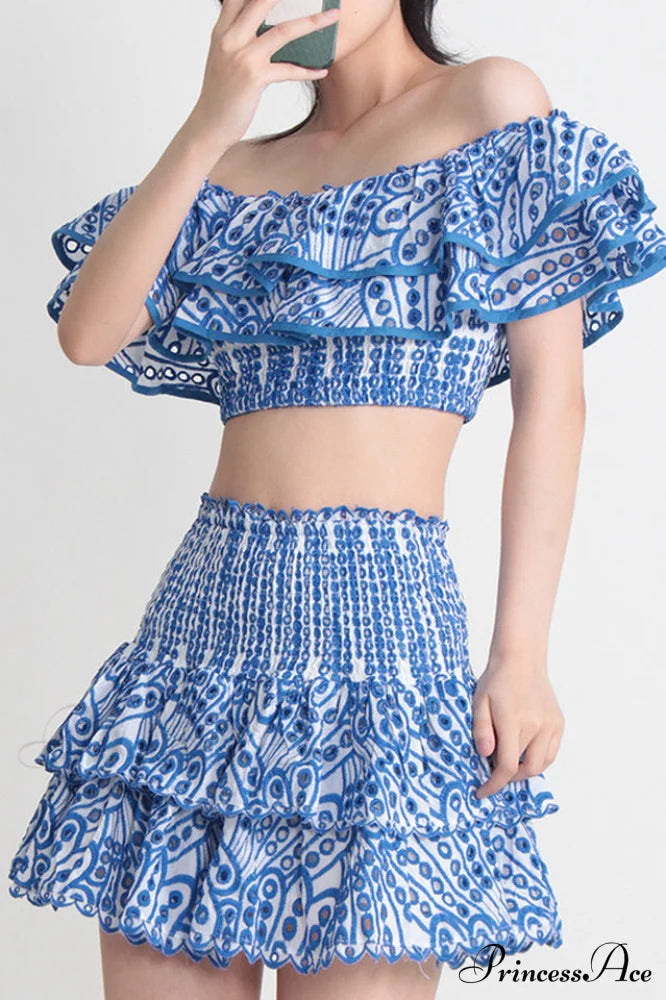 Jessica Bara Stylish Vanessa Ruffle Set